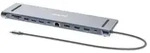 MANHATTAN USB-C PD 12-in-1 4K Dockingstation / Multiport-Hub f&uuml;r drei Monitore