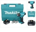 Makita DHG 181 G1K Akku Hei&szlig;luftgebl&auml;se 18 V 150 - 550&deg;C + 1x Akku 6,0 Ah +...