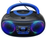 DENVER TDB-212BU Retro-Boombox: DAB+/FM, Bluetooth, USB, CD, AUX, MP3, LCD, Stereo