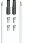 hama 00205043 SAT-Anschluss-Kit, 100 dB, 40 m