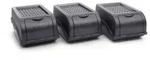 Novaliv Gem&uuml;seboxen Kartoffelboxen Vorratsbeh&auml;lter 3,5l bis 9l (Anthrazit, 3x3,5l)