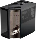 APNX V1-W-BK-V1 Midi-Tower Gaming-Geh&auml;use Schwarz, Holz