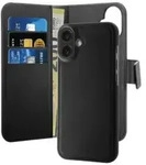 SBS Puro Eco-Leder Wallet iPhone 16 schwarz