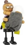 Biegepuppen-Familie mit Baby