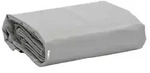 vidaXL Abdeckplane Grau 1,5x20 m 650 g/m2