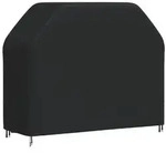 vidaXL Grillabdeckung 147x61x112 cm Schwarz 420D Oxford