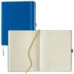 Lediberg Notizbuch Tucson ca. DIN A4 kariert blau Hardcover 192 Seiten - A4
