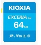 KIOXIA - Exceria G2 SD Card 64GB - Secure Digital (SD)