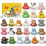 Weihnachts Adventskalender Enten Badeenten 24 St&uuml;ck Kinder Jungs
