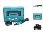 "Makita DWR 180 T1J Akku Ratschenschrauber 18 V 47,5 Nm 1/4" 3/8" + 1x Akku 5,0 Ah +