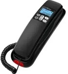 Olympia 4510, Analoges Telefon, Kabelgebundenes Mobilteil, Schwarz, Rot