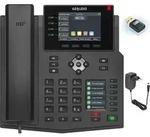 GEQUDIO IP Telefon GX5+ mit Netzteil & WLAN Stick - f&uuml;r Fritzbox, Telekom -
