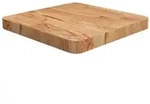 vidaXL Tischplatte Quadratisch Hellbraun 40x40x4cm Behandelte Eiche