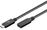 Goobay USB-CTM-Verl&auml;ngerung USB 3.2 Generation 2, 1 m, schwarz (61038)