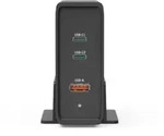 hama 00200019 Universal-USB-C-Ladestation, GaN, 3 Ports, Power Delivery (PD),