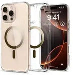 Spigen Ultra Hybrid MagH&uuml;lle mit magnetisch Kompatibel mit iPhone 16 Pro Gold