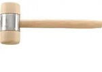 Holzhammer DIN 7462B Kopf-D. 80x160mm mit Metallmantel FORTIS