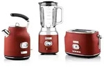 Westinghouse Retro Set, 2-Schlitz Toaster, Wasserkocher, Standmixer, rot Westinghouse Retro Set, 2-Schlitz Toaster, Wasserkocher, Standmixer, rot