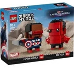 LEGO&reg; BrickHeadz 40668 Captain America & Red Hulk Marvel Super Heroes
