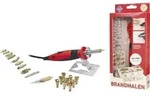 Brandmal-Set mit An/Aus Kolben und 20 Aufs&auml;tzen Pebaro