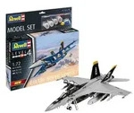 Modellbausatz mit Basiszubeh&ouml;r, F/A-18F Super Hornet, 97 Teile, ab 12 Jahren