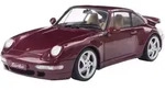 Solido Porsche 911 (993) Turbo 1997 rot 1:18 Modellauto