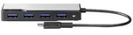 Alogic USB-C Fusion SWIFT 4-in-1 Hub - Hub - 4 x SuperSpeed USB 3.0