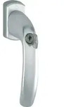 Fenstergriff NY 0810S/U10 TBT1 Alu.F9016/verkehrswei&szlig; 32mm abschl.HOPPE
