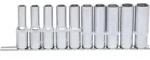 "KS TOOLS 1/2" Sechskant-Stecknuss-Satz, lang, 10-tlg 10-19mm"