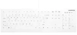 CHERRY Active KEY MTA AK-C8112 Corded Kabelgebunden Tastatur Deutsch, QWERTZ Wei&szlig;