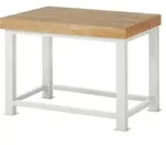 Schwerlastwerkbank - Buche massiv - 1250 x 900 x 900 mm - Fl&auml;chenlast max....