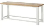 Schwerlastwerkbank - Arbeitsplatte Buche massiv - 2000 mm x 700 mm x 850 mm -