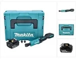 "Makita DWR 180 M1J Akku Ratschenschrauber 18 V 47,5 Nm 1/4" 3/8" + 1x Akku 4,0...