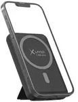XLayer MagFix Pro 2-in-1 Powerbank mit Standfu&szlig; 5.000 mAh Schwarz