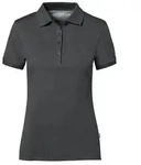 Hakro Damen-Poloshirt Cotton-Tec 214-28 anthrazit Gr. S
