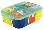 Brotdose mit 3 F&auml;cher Paw Patrol Lunchbox in Gelb-Blau Fr&uuml;hst&uuml;cksbox f&uuml;r...