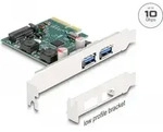 DELOCK PCI Express x4 Karte zu 2 x extern USB 10 Gbps Typ-A