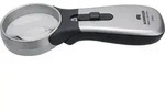 Handleuchtlupe Tech-Line CLASSIC Vergr.4x LED Linsen-D.55,0mm SCHWEIZER