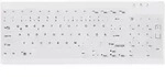 Active Key AK-C7012F-U1-W/GE USB Hygiene-Tastatur Deutsch, QWERTZ Wei&szlig; Geeignet f.