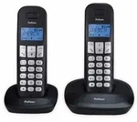 PROFOON DECT-Telefon PDX-1120, mit 2 Mobilteilen, schwarz