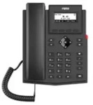 Fanvil X301W - IP-Telefon - Schwarz - Kabelgebundenes Mobilteil - Tisch/Wand - L