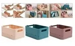 EXACOMPTA Aufbewahrungsbox Smart Case Maxi, altrosa