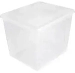 "keeeper Aufbewahrungsbox "bea", 30 Liter hoch, transparent"