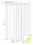Avery Zweckform Kassenabrechnung 1757 DIN A4 2x40Blatt