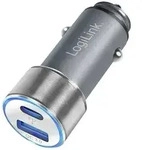 Logilink USB Kfz Ladeadapter 2Port 1xUSB-C PD,1xUSB-A QC,36W Multimedia-Technik
