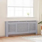 vidaXL MDF Heizk&ouml;rperverkleidung Grau 205 cm