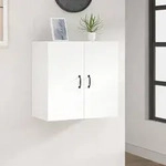 vidaXL Wandschrank Wei&szlig; 60x31x60 cm Holzwerkstoff