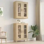 vidaXL H&auml;ngeschrank Sonoma-Eiche 69,5x34x90 cm