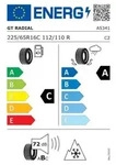 GT-RADIAL Winterreifen 225/65 R16 TL 112/110R MAXMILER WT3 C 8PR BSW M+S 3PMSF