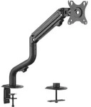 Gembird MA-DA1-02 - Befestigungskit - einstellbarer Arm - f&uuml;r Flachbildschirm -